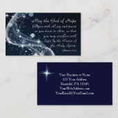 God van hoop, Romeinen 15:13 Bijbelverse Visitekaartje (Voorkant / Achterkant)