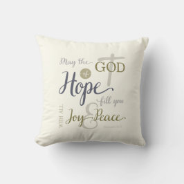 God van hoop vult u met vreugde en vrede kussen
