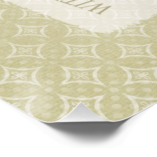 God van hoop vult u met vreugde en vrede poster (Hoek)