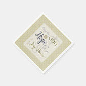 God van hoop vult u met vreugde en vrede servetten (Hoek)