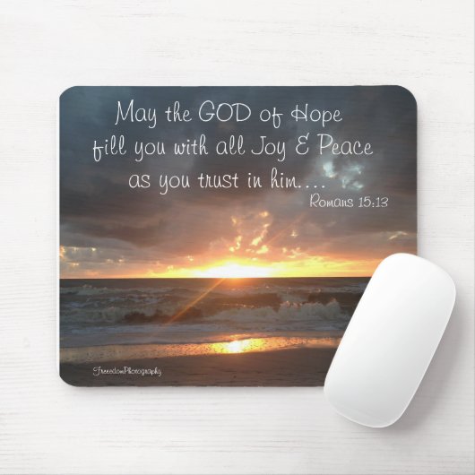 God van Hope MousePad Muismat (Met muis)