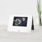 God van Hope Spring Flowers Pasen Feestdagen Kaart (Achterkant)