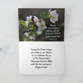 God van Hope Spring Flowers Pasen Feestdagen Kaart (Binnen)