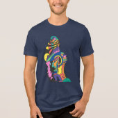 God van Kleur Tri-Blend Shirt (Voorkant)
