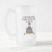 God van Luck Matglas Bierpul (Links)