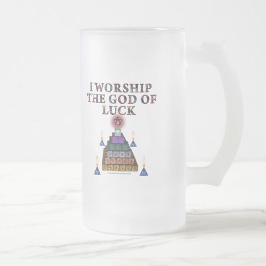 God van Luck Matglas Bierpul (Rechts)