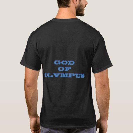 God van Olympus Poseidon T-Shirt (Achterkant)