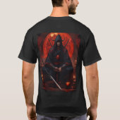 God van uchiha met zwart bedrukt t shirt Itachi (Achterkant)