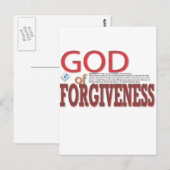 God van vergeving briefkaart (Voorkant / Achterkant)