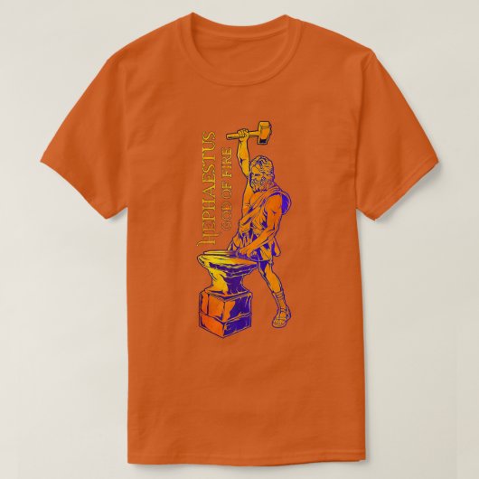 God van vuurHephaestus Premium T-shirt (Design voorkant)