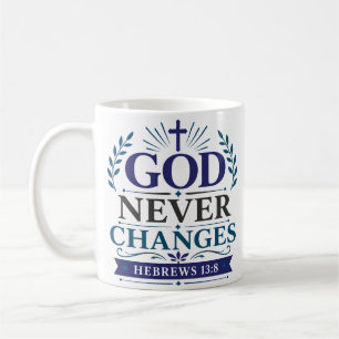 God Verandert Nooit Christelijke Hoop Citaat Koffiemok