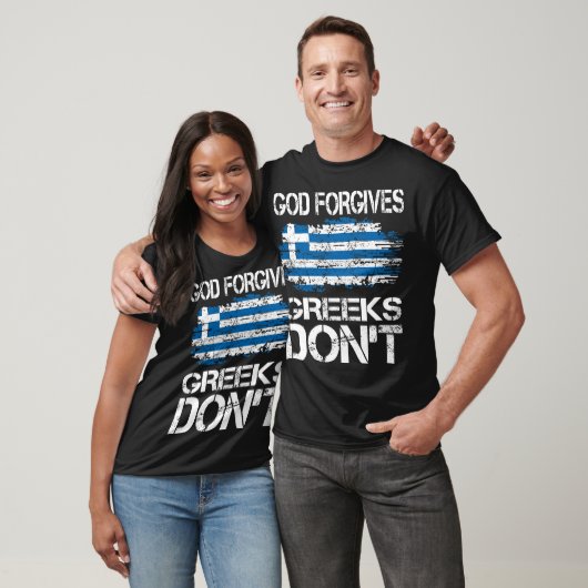 God vergeeft de Grieken Dont Gift T-shirt (Unisex)