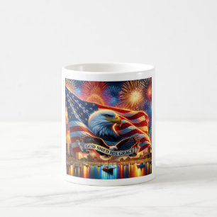 God vergoten Zijn genade Keyring - Trouwe USA, 11 Koffiemok