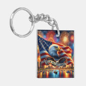 God vergoten Zijn genade Sleutelhanger - Trouwe US (Voorkant Links)