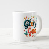 God verheerlijken grote koffiekop (Voorkant rechts)