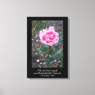 God verhoede dat ik mezelf zou moeten weten - Goet Canvas Afdruk