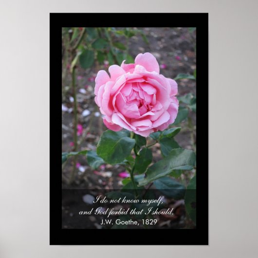 God verhoede dat ik mezelf zou moeten weten - Goet Poster (Voorkant)