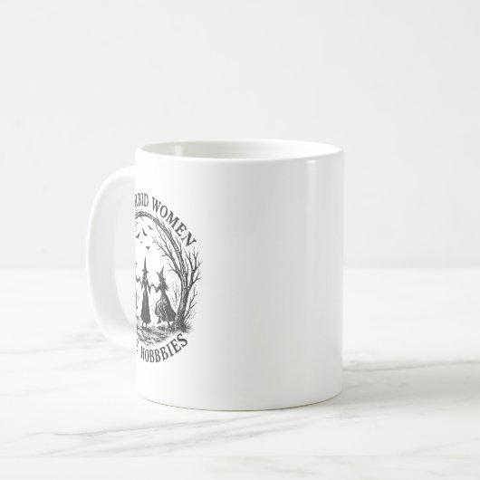 God verhoede dat vrouwen Hobbies hebben Koffiemok (Voorkant links)