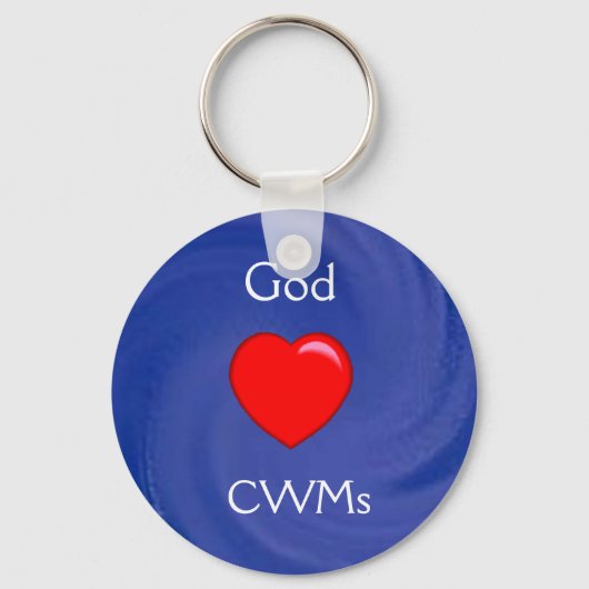 God verliest Christelijke Working Moms (CWMs) Sleu Sleutelhanger (Voorkant)