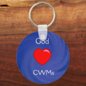 God verliest Christelijke Working Moms (CWMs) Sleu Sleutelhanger (Voorkant)