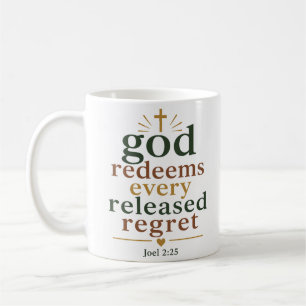 God Verlost Elke Losgelaten Spijt Bijbelse Waarhei Koffiemok