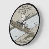 God verschaft een pad grote klok (Hoek)