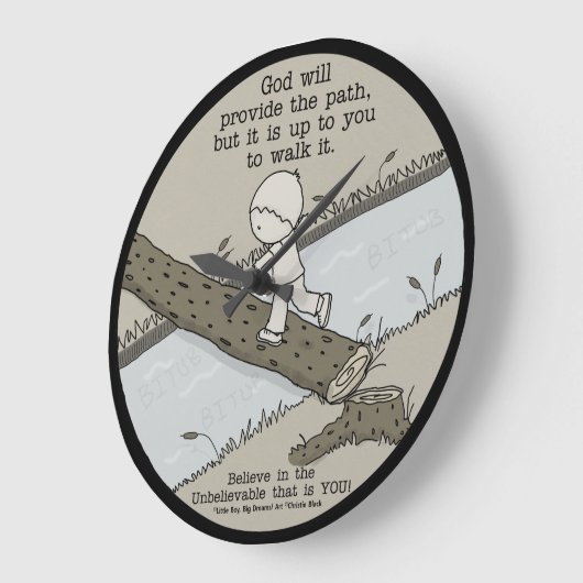 God verschaft een pad grote klok (Hoek)