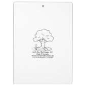 God verschaft een pad klembord (Achterkant)