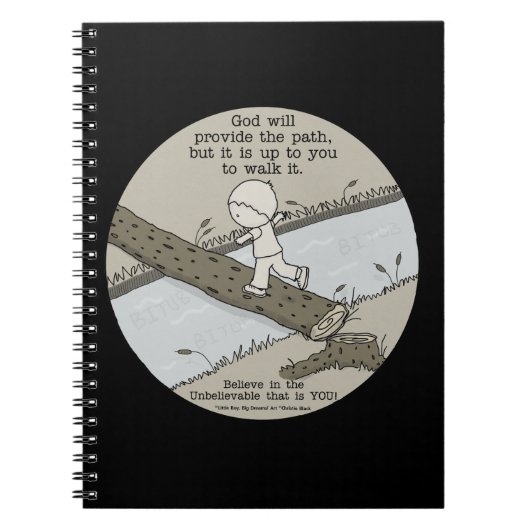 God verschaft een pad notitieboek (Voorkant)