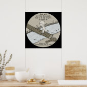 God verschaft een pad poster (Keuken)