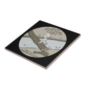 God verschaft een pad tegeltje (Zijkant)