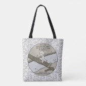 God verschaft een pad tote bag (Achterkant)