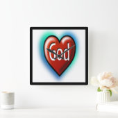 GOD VIERKANTE KLOK (Huis)