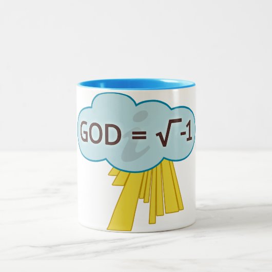 God = Vierkante wortel van -1 Mok (Center)