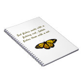 God viert zielen met een Geviste staaf Notitieboek (Rechterzijde)