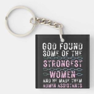 God vond een aantal van de sterkste vrouwen sleutelhanger
