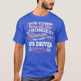 GOD VOND ENKELE BUSBESTUURDER T-SHIRT