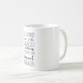 God vond enkele van de sterkste vrouwelijke tak ma koffiemok (Voorkant rechts)