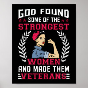God vond enkele van de sterkste vrouwen poster