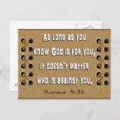 God voor jou briefkaart (Voorkant / Achterkant)