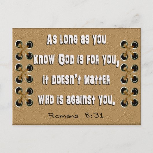 God voor jou briefkaart (Voorkant)