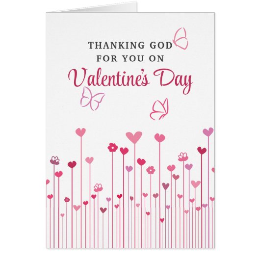 God voor jullie Valentijnsdag van de Heart Flowers (Voorkant)