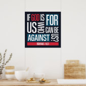God voor ons poster (Keuken)