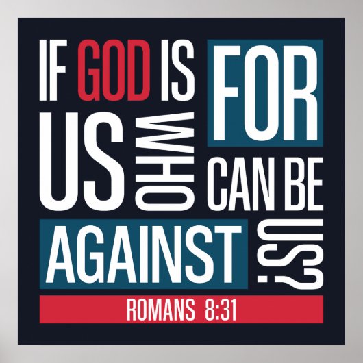God voor ons poster (Voorkant)