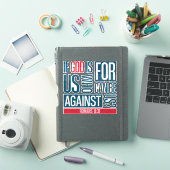 God voor ons sticker (iPad Cover)