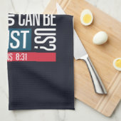 God voor ons theedoek (Quarter Fold)