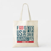 God voor ons tote bag (Achterkant)