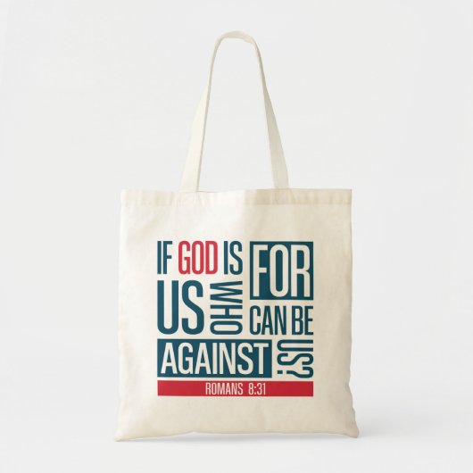 God voor ons tote bag (Voorkant)