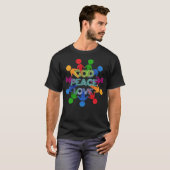 GOD VREDE LIEFDE T-SHIRT (Voorkant volledig)