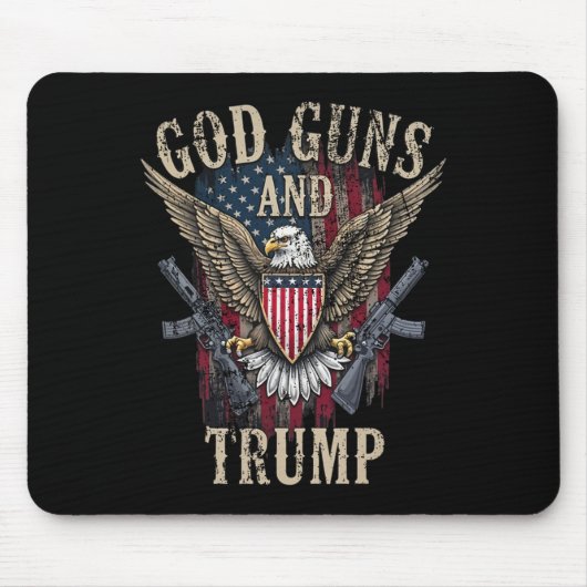 God Wapens En Trump Muismat (Voorkant)